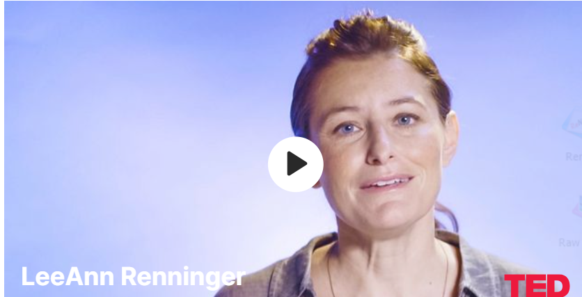 Lee Ann Renninger cover photo of TED Talk on giving great feedback