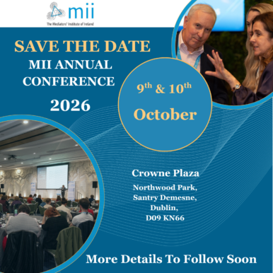 Save the date for the MII Annual Conference 9th and 10th October in Crowne Plaza Santry. More details soon.